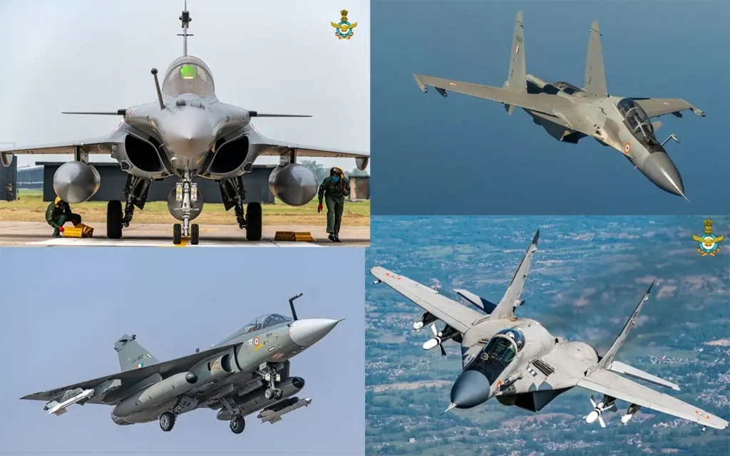 Indian Air Force righter jets